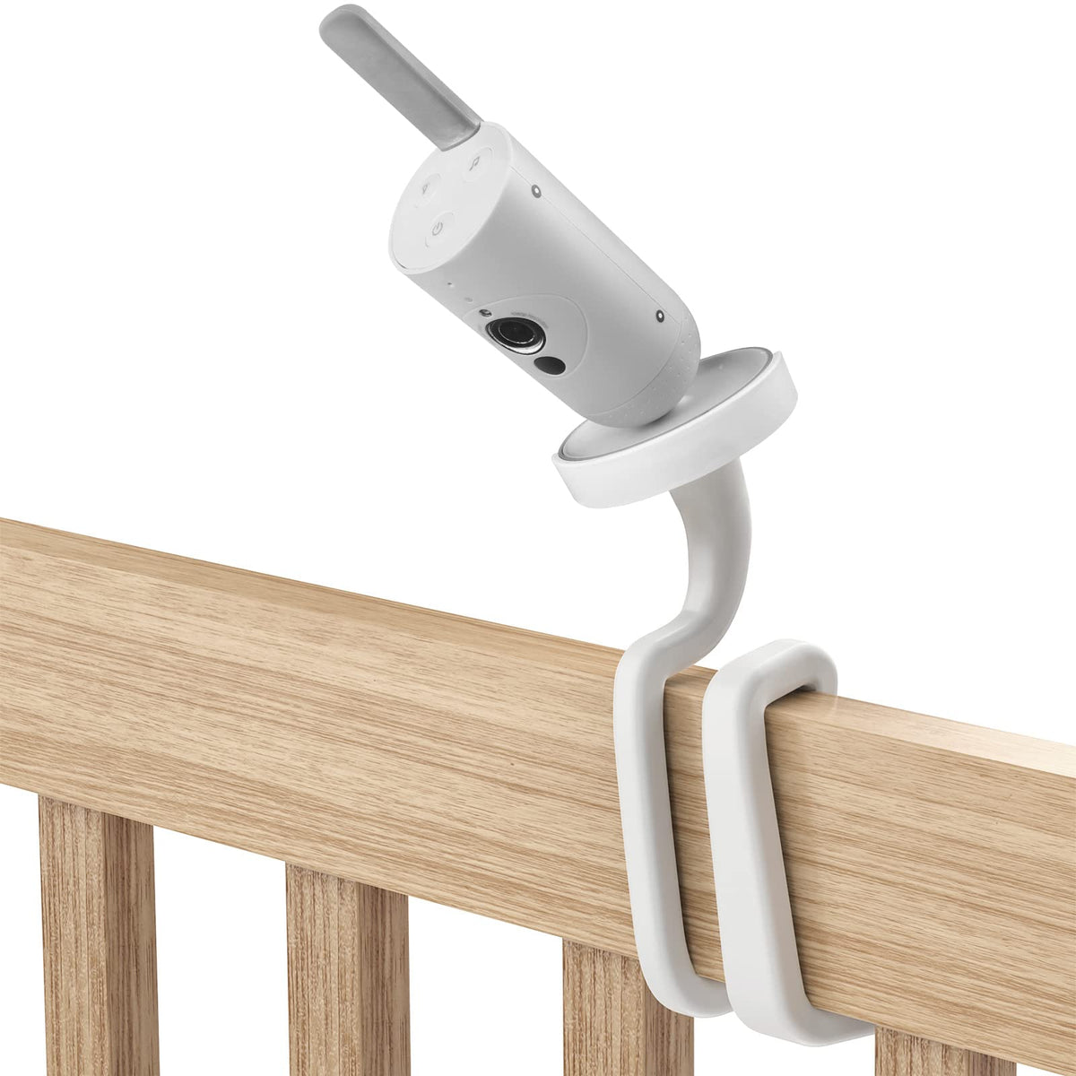 Koroao Flexible Twist Mount for Philips Avent Connected SCD973/37 /SCD923/26 /SCD921/26 Baby Monitor, No Tools or Wall Damage Required (White)