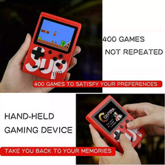AWH SUP Game Box Plus 400 in 1 Retro Games UPGRADED VERSION mini Portable Console Handheld Gift By PRIME TECH ™ (Blue)