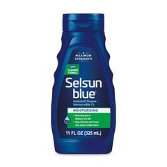 Selsun Blue Moisturizing Antidandruff Shampoo, Maximum Strength Scalp Treatment With Selenium Sulfide, 11 fl. oz