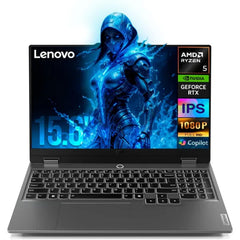 Lenovo LOQ 15ARP9 15.6" FHD 144Hz Gaming Laptop – AMD Ryzen 5 7235HS, 16GB DDR5 RAM, 512GB SSD - Luna Grey