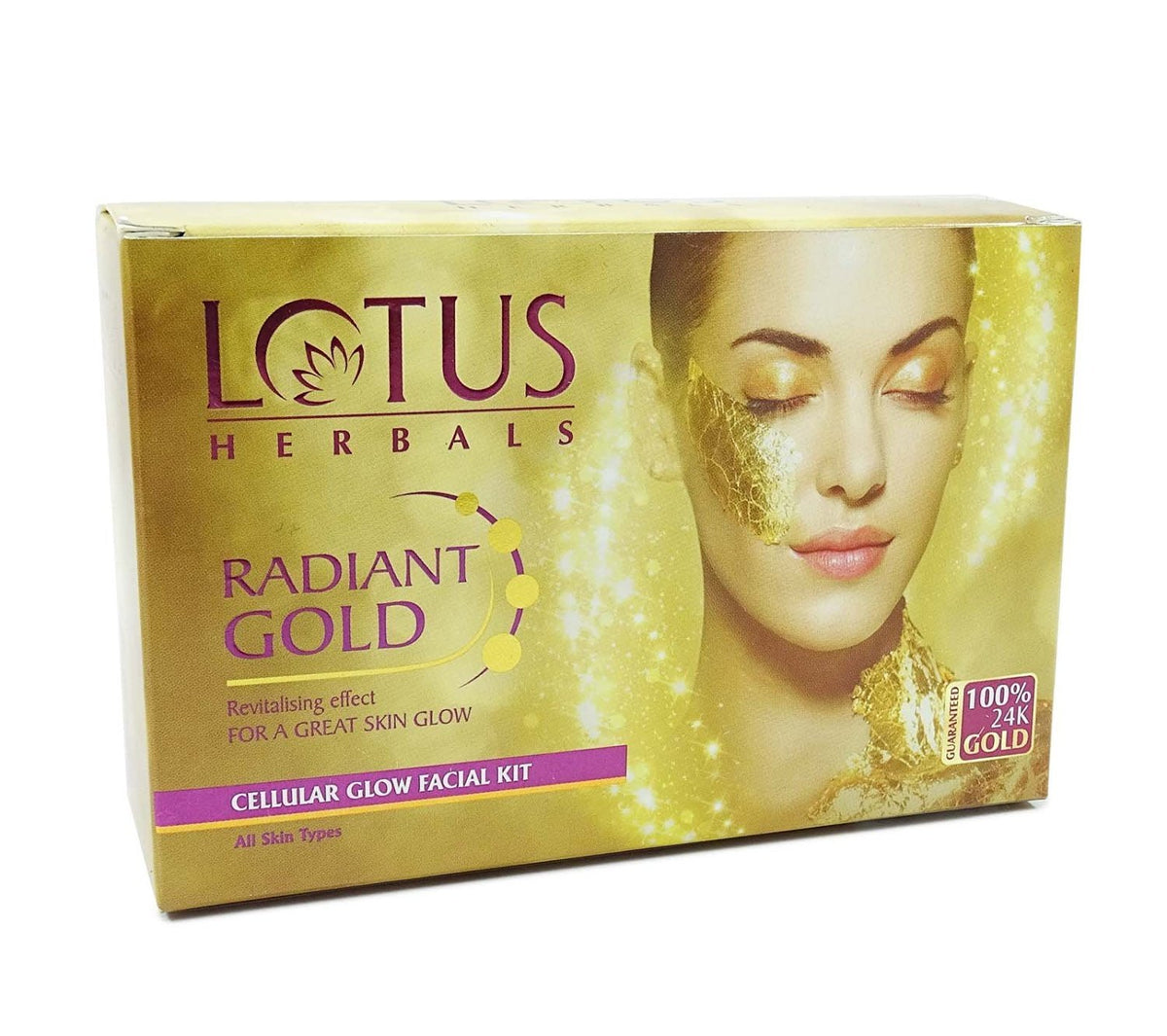Herbals Lotus Radiant Gold Cellular Glow 1 Facial Kit