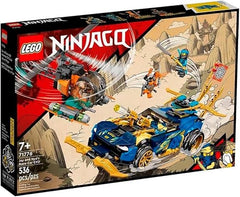 LEGO Ninjago Jay and NYA’s Race Car EVO 71776 Building Kit (536 Pieces)