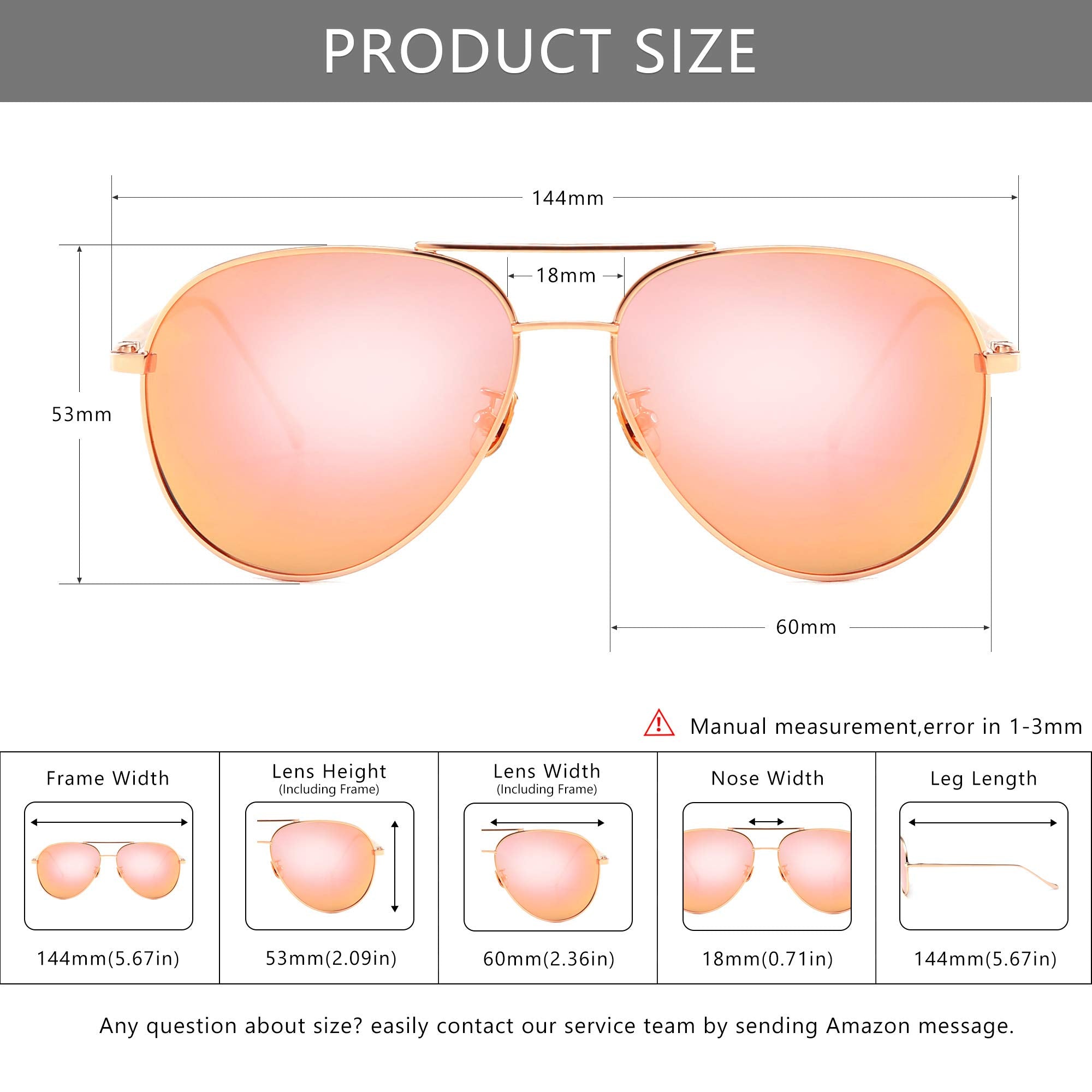 SUNGAIT Vintage Round Sunglasses for Women Men and Lightweight Oversized Aviator Sunglasses