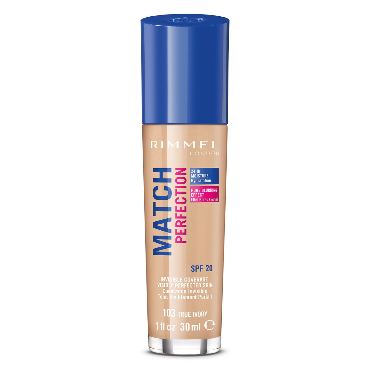 Rimmel Match Perfection Foundation #103 True Ivory 30ml