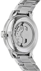 Orient Men's "Helios' Stainless Steel Japanese-Automatic/Hand Winding Open-Heart Display