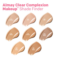 Almay Clear Complexion Acne Foundation Makeup with Salicylic Acid - Lightweight, Medium Coverage, Hypoallergenic, Fragrance-Free, for Sensitive Skin, 730 Golden Caramel, 1 fl oz.