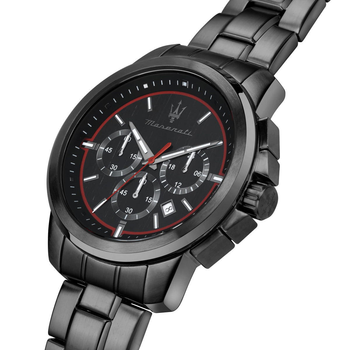 Maserati Herrenuhr Successo Limited Edition, Chronograph, Analog - R8873621027 - Black