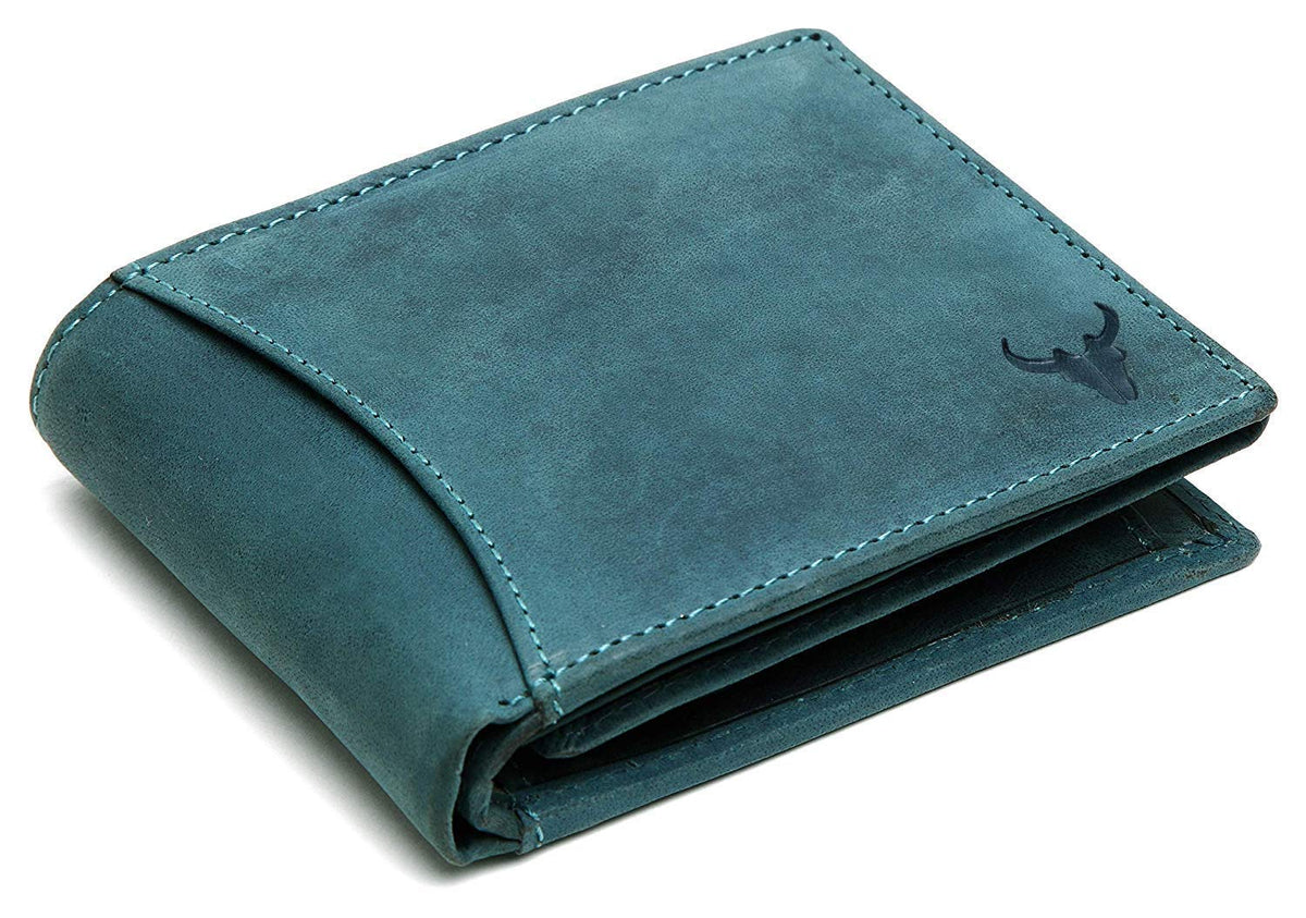 Napa Hide by Wildhorn RFID - Blue