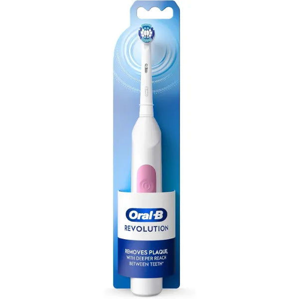 Oral-B Easy Clean Battery Powered Toothbrush - White | Includes Brush Head & AA Batteries