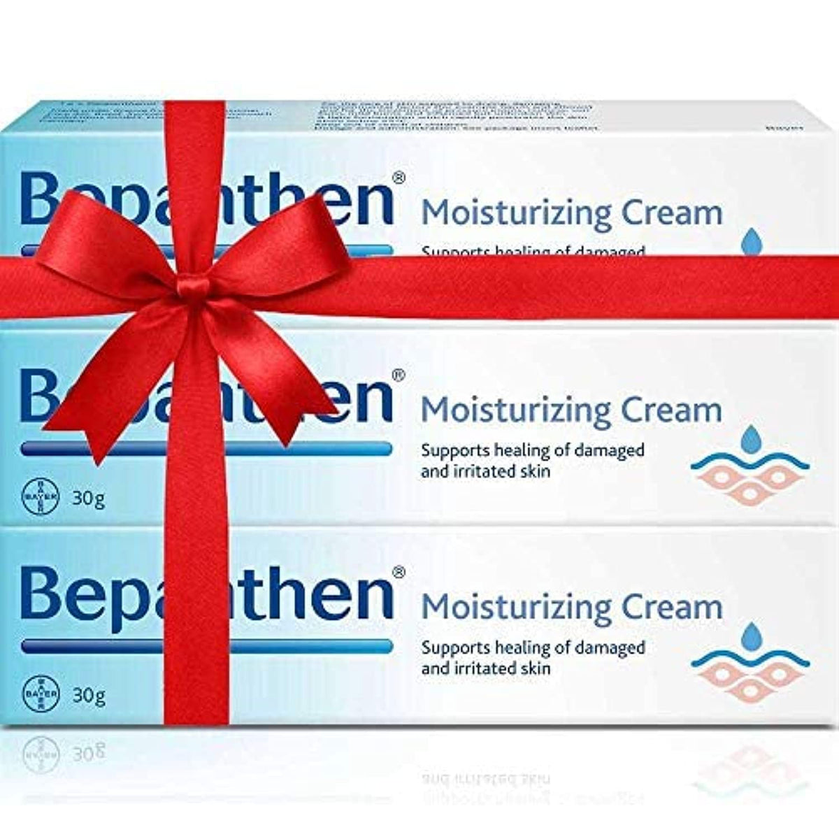 Bepanthen Moisturizing Cream, Support Healing Of Damaged and Irritated Skin - 30g (Pack of 3)