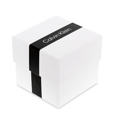 Calvin Klein, Burst Unisex's Bla Dial, Ionic Plated Bla Steel Watch - 25200233