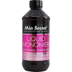 Mia Secret Liquid Monomer 8 oz. Professional Acrylic Nail System MMA FREE Made in the USA