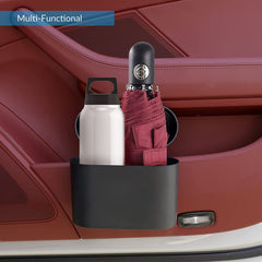 xizheng Car Trash Can Bin with Lid Mini Vehicle Trash Bin Small Leak Proof Car Dustbin Garbage Organizer 2 Packs with 60pcs Trash Bags Trash Container Gift for Cars, Home, Office ,Kitchen ,Bedroom