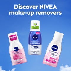 NIVEA Eye Makeup Remover, Double Effect Sensitive Lashes Protection, 125ml