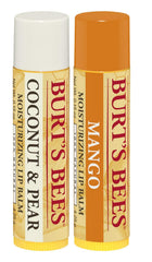 Burt's Bees Coconut and Pear and Mango Lip Balm