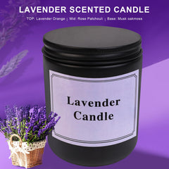 FRAGSCEN Lavender Candle, Candles for Home Scented, Candles Gifts for Women Mom Grandma, Mothers Day Gifts, Aromatherapy Candles for Stress Relief, Natural Soy Candle, 7oz 40 Hours