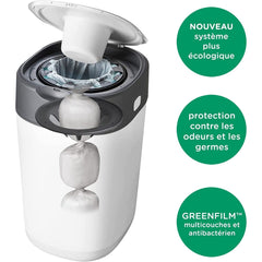 Tommee Tippee Nappy Disposal Sangenic Tec Refills, Pack of 12