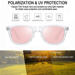 Joopin Polarized Sunglasses Men Women, Classic Square Sun Glasses 100% UV Protection Driving Fishing