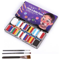 Makbeaty Watercolor Paint Palette Set 30 Colors Set ，Safe & Non Toxic Water Activated Face and Body Painting Makeup Hypoallergenic Facepaints for Cosplay