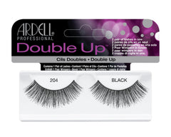 Ardell Double Lashes 204 – Dramatic Black Layered Strip Lashes- black