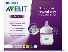 Philips Avent Natural Baby Bottle 4 Piece SCF010/47 transparent 075020068248
