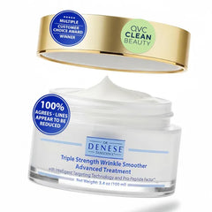 Dr. Denese Strength Wrinkle Smoother Advanced Treatment – Anti-Aging Face Cream to Reduce Fine Lines & Deep Wrinkles, Firming & Smoothing Moisturizer