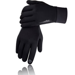SIMARI Winter Gloves Men Women Touch Screen Glove Cold Weather Warm Gloves Freezer Work Gloves Suit for Running Driving Cycling Working Hiking 102 - Dark Black