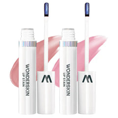 Wonderskin Wonder Blading Lip Stain Peel Off Masque - Long Lasting, Waterproof and Transfer Proof Pink Lip Tint, Matte Finish Peel Off Makeup (XOXO + Beautiful Masque)