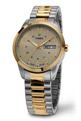 Timex Men's South Street Sport 36mm Watch Box Set - Two-Tone/Champagne