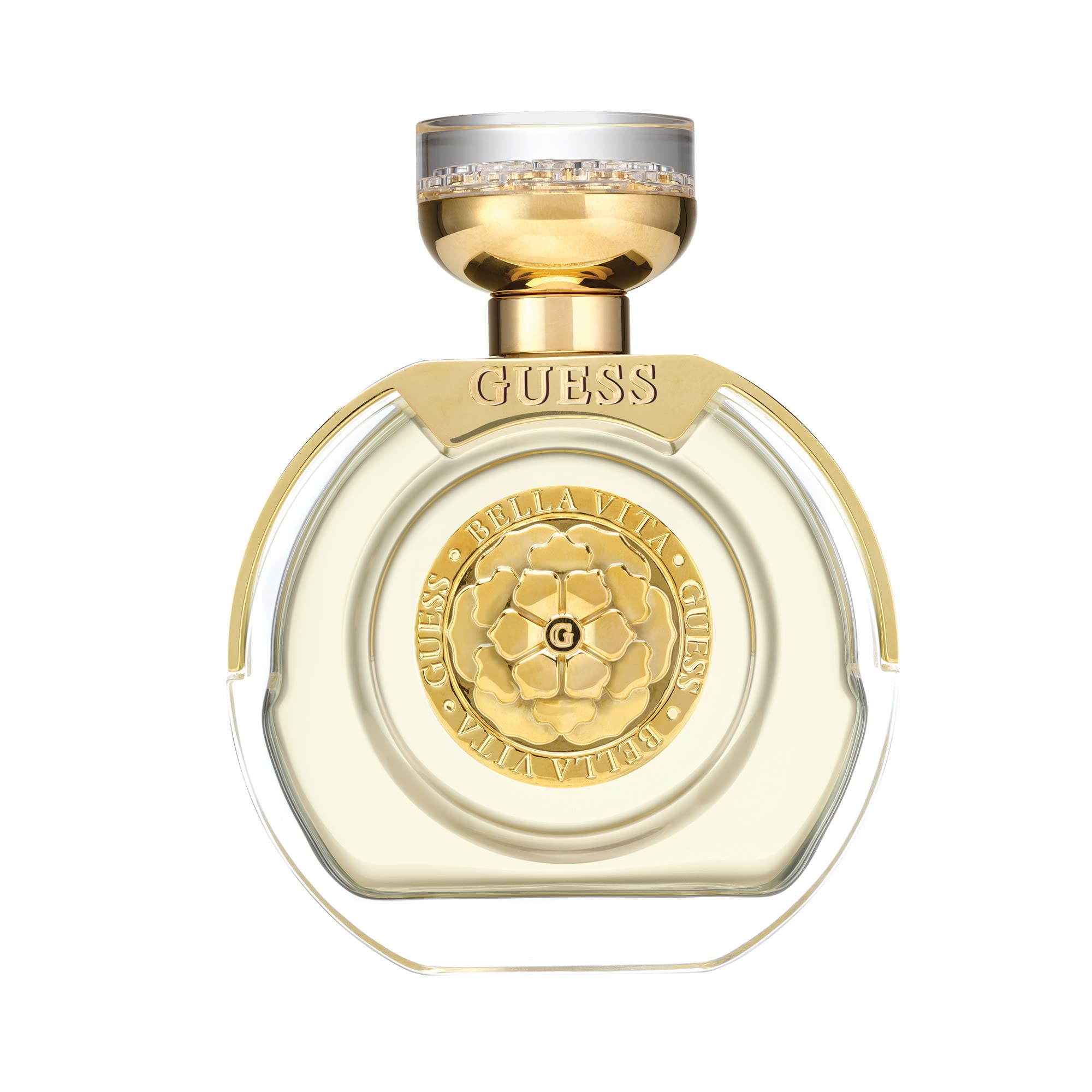 GUESS GUESS, Fragrance Bella Vita Eau De Parfum Edp Spray Perfume for Women, Gold, 3.4 Fl Oz