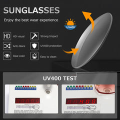 AEVOGUE Sunglasses For Women Oversized Rimless Diamond Cutting Lens Sun Glasses AE0534