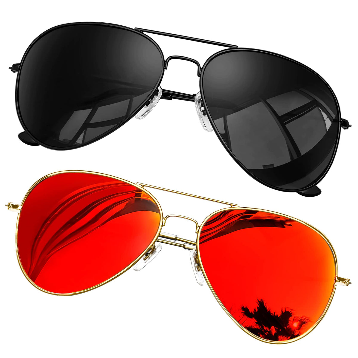 KANASTAL Polarized Sunglasses for Women and Men, Metal Frame Sun Glasses Retro Shades for Mens Driving Outdoor Military Style 100% UV400 Protection