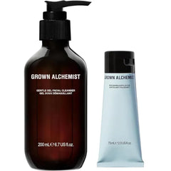 Grown Alchemist Men's Deep Clean Duo Bundle. Polishing Exfoliator (75ml) + Gentle Gel Cleanser (200ml)