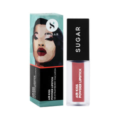 SUGAR Cosmetics Air Kiss Powder Lipstick - 05 Strawberry Macaron- 2 gm |Super Pigmented | Transfer-proof and Water-resistant | Matte Finish