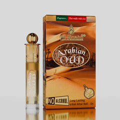 Gold Series Arabian Oudh Attar Roll On for Men & Women - Pack of 4 (6ml Each)