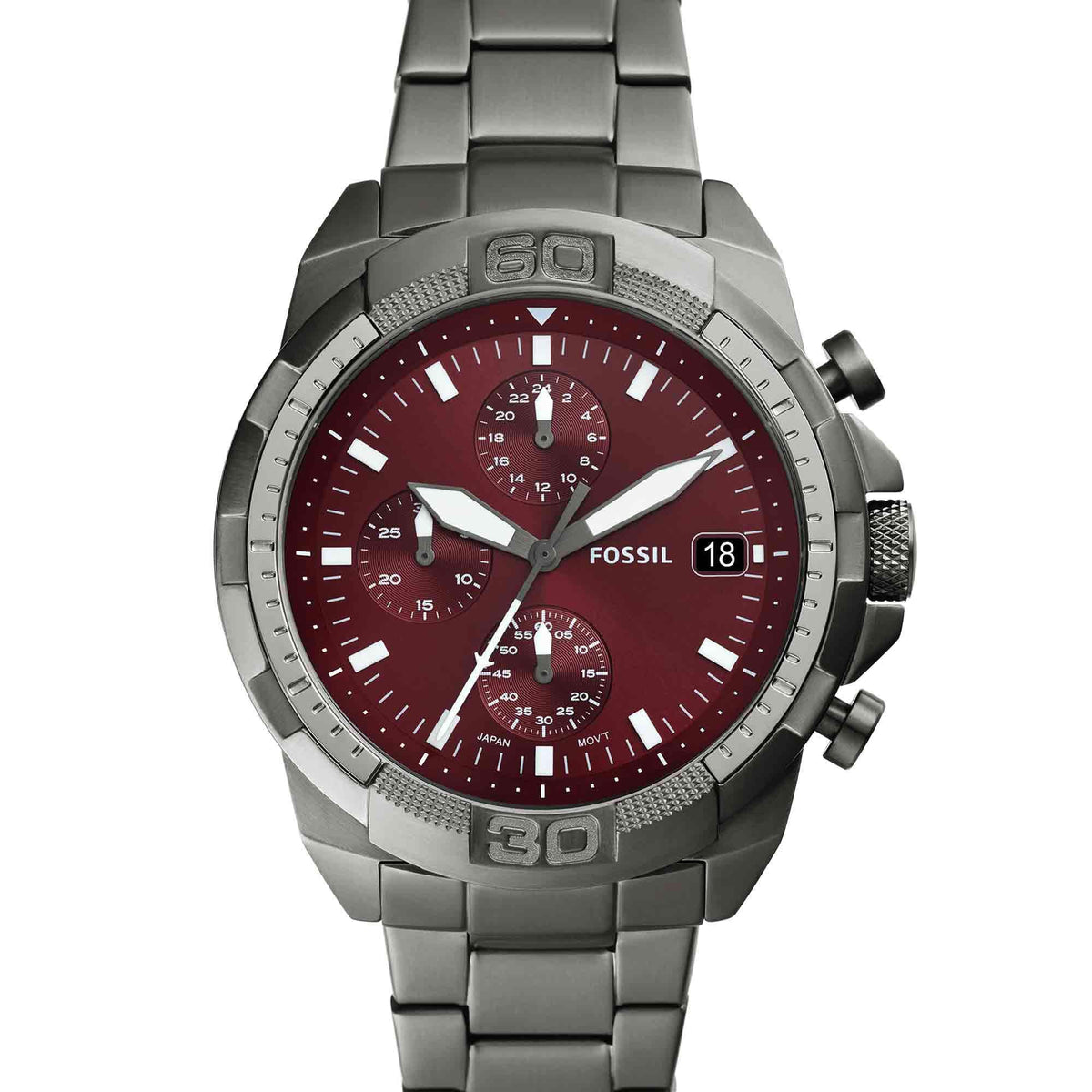 Fossil Bronson Chronograph Stainless Steel Watch - FS6017