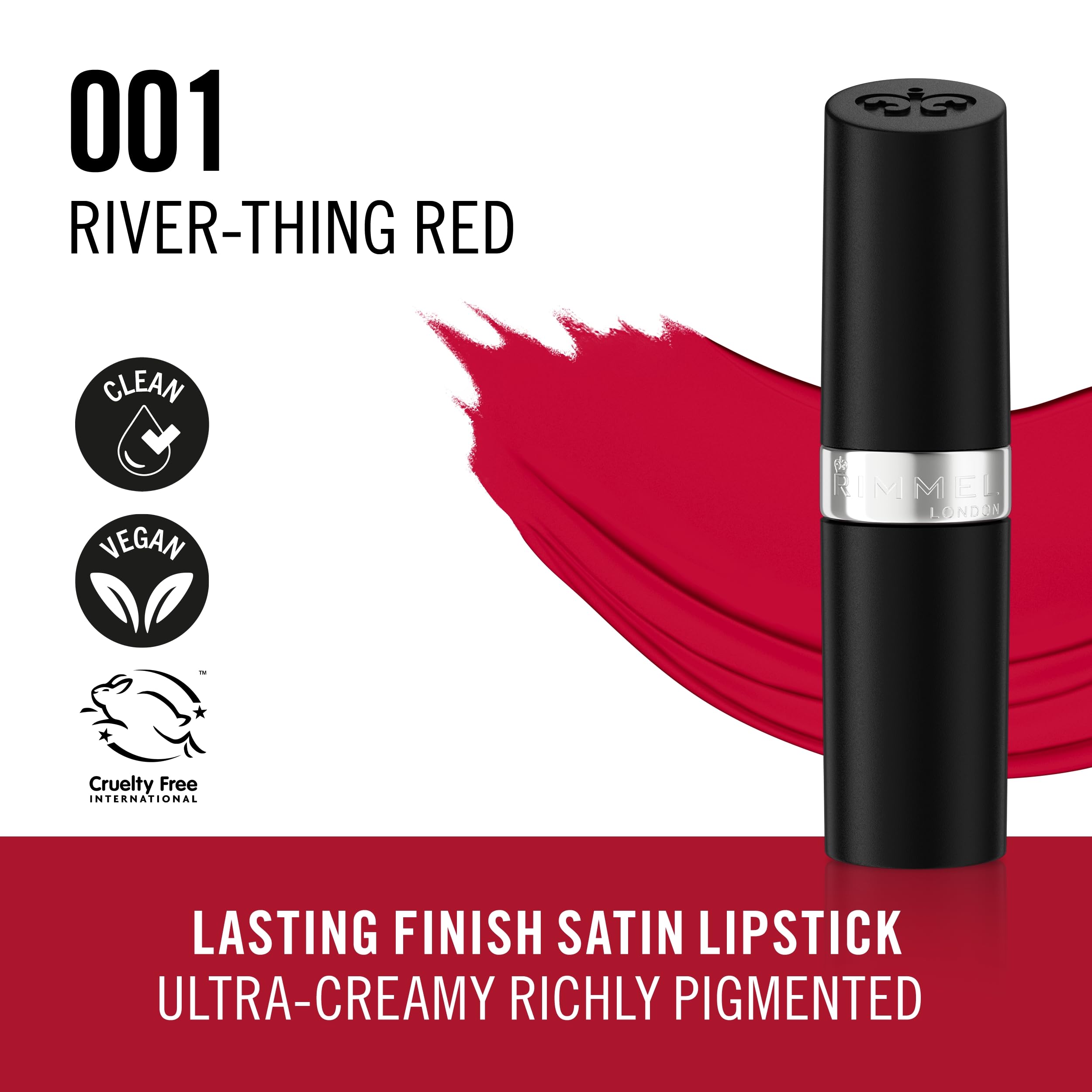 Rimmel Lasting Finish Lipstick - 001, 4 g - 0.13 Fl Oz