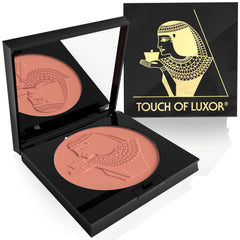 Cutifem Touch of Luxor Compact Powder No. 3 Light Red Terracotta Matte - Nourishing Vegan Makeup Face Powder - 11 g