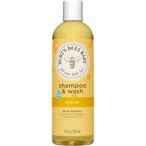 Burt's Bees Baby Shampoo & Wash, Original Tear Free Baby Soap - 12 Ounce Bottle