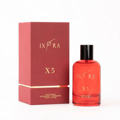 Ixora X5 Perfume: Embrace Warmth and Sophistication with Rich Vanilla, Amber, and Powdery Floral Notes