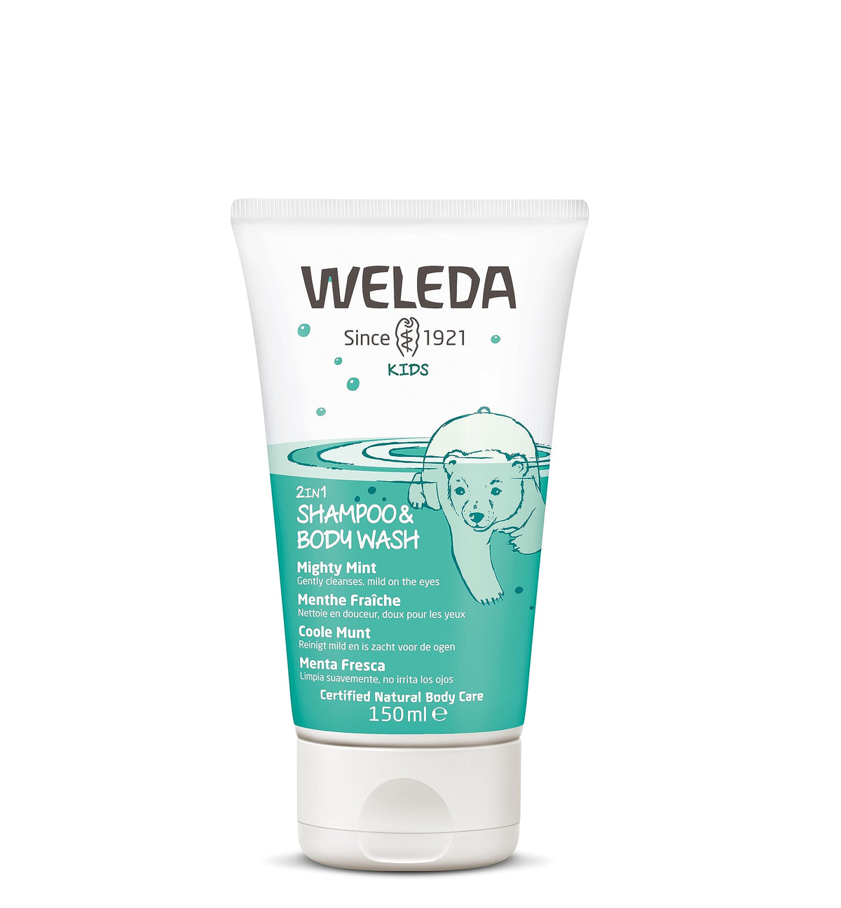 Weleda Kids 2 In 1 Mighty Mint Kisa Shampoo & Bodywash