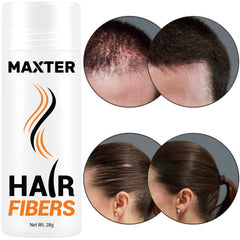 Maxter Hair Fiber for Men & Women - 100% Natural Powder for Hair Building, Thickening and Cover Hair Loss in just 10 sec (Blonde 28g)