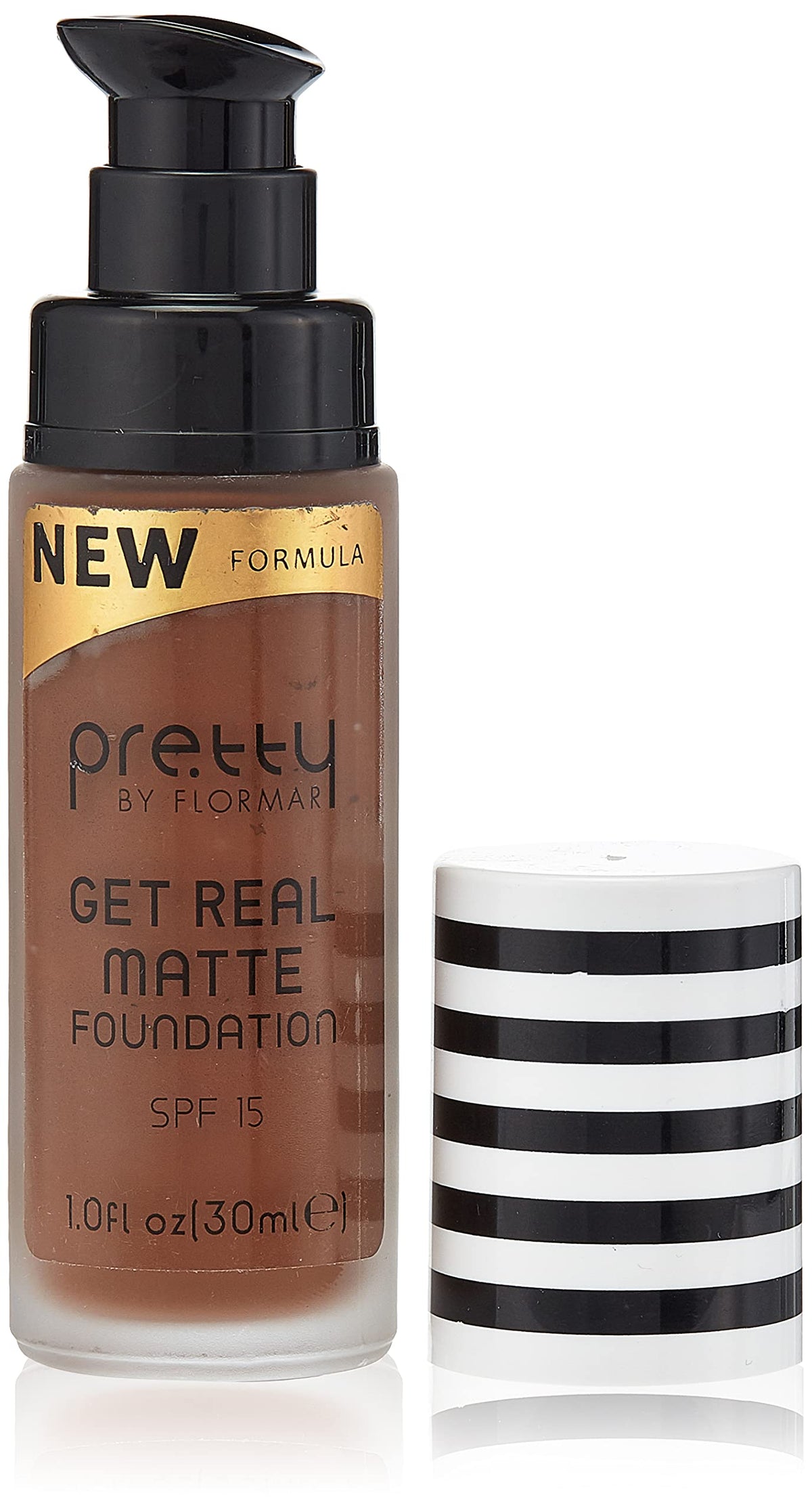 Pretty By Flormar Get Real Matte Foundation, Dark CaRAMel 014, 30 ml