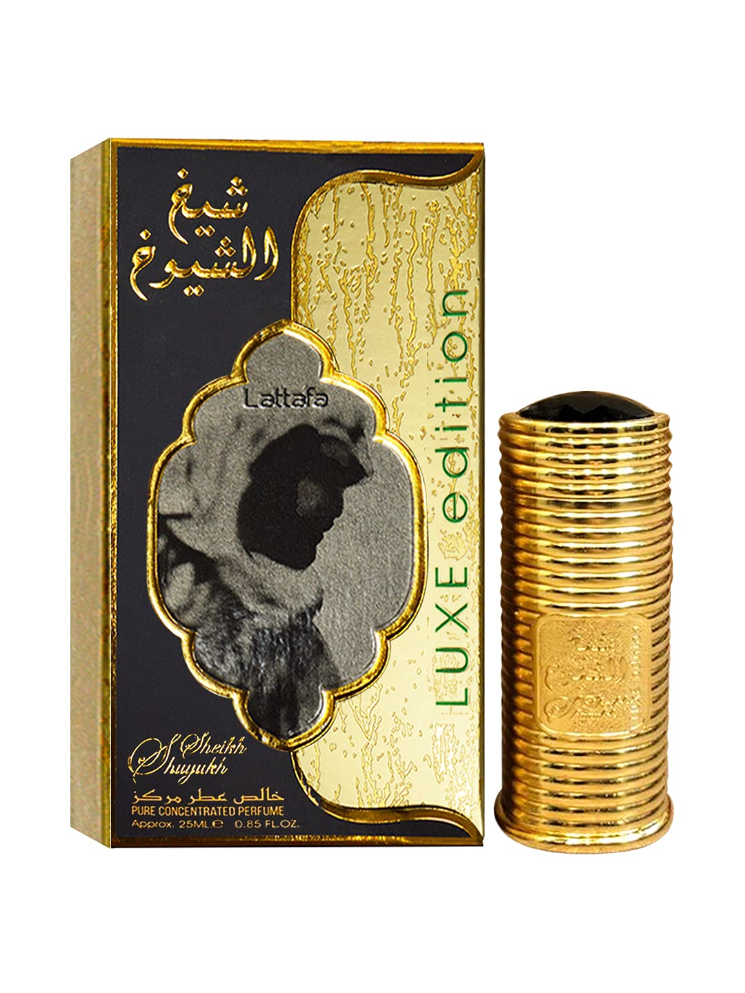 Lattafa Sheikh Al Shuyukh Luxe Edition Perfume Oil for Unisex - 25ml