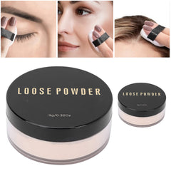 9g Loose Setting Powder, Waterproof Matte Finshing Powder, Face Makeup Powder for Women Girls, Lightweight Skin Finish Powder for Oil control(01)