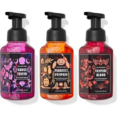 Bath & Body Works Halloween Gentle Foaming Hand Soap Trio - Ghoul Friend, Vampire Blood, Purrfect Pumpkin, 8.75 Fl Oz (Pack of 3)