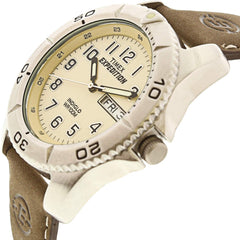 Timex Expedition Rugged Metal Watch - Dark Brown/Natural