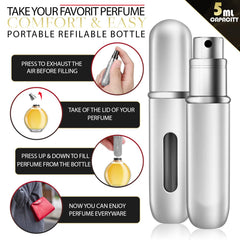Bright Crystal Perfume for Women- Women's Fragrances Gift Set with Lavender Soy Wax Candle, Car Air Freshener & Portable Perfume Atomizer- Bright Crystal Eau de Toilette Spray- 3 Fl Oz