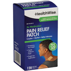 HealthWise Pain Relief Medicated Patch for Neck & Shoulder, 120 Count