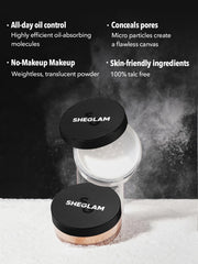 Shiglam Baked Glow Setting Powder - Light Pink (5.5g)